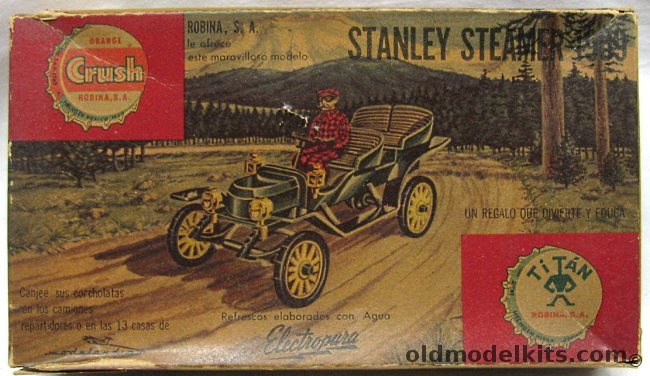 Orange Crush-Revell 1/32 1909 Stanley Steamer plastic model kit